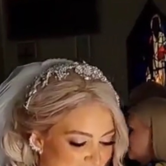 Bridal head peice Swarovski crystal - Picture 2 of 8